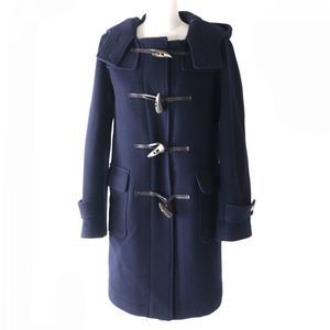 Other MACKINTOSH Hooded Duffle Coat Navy Women's Leather Outerwear